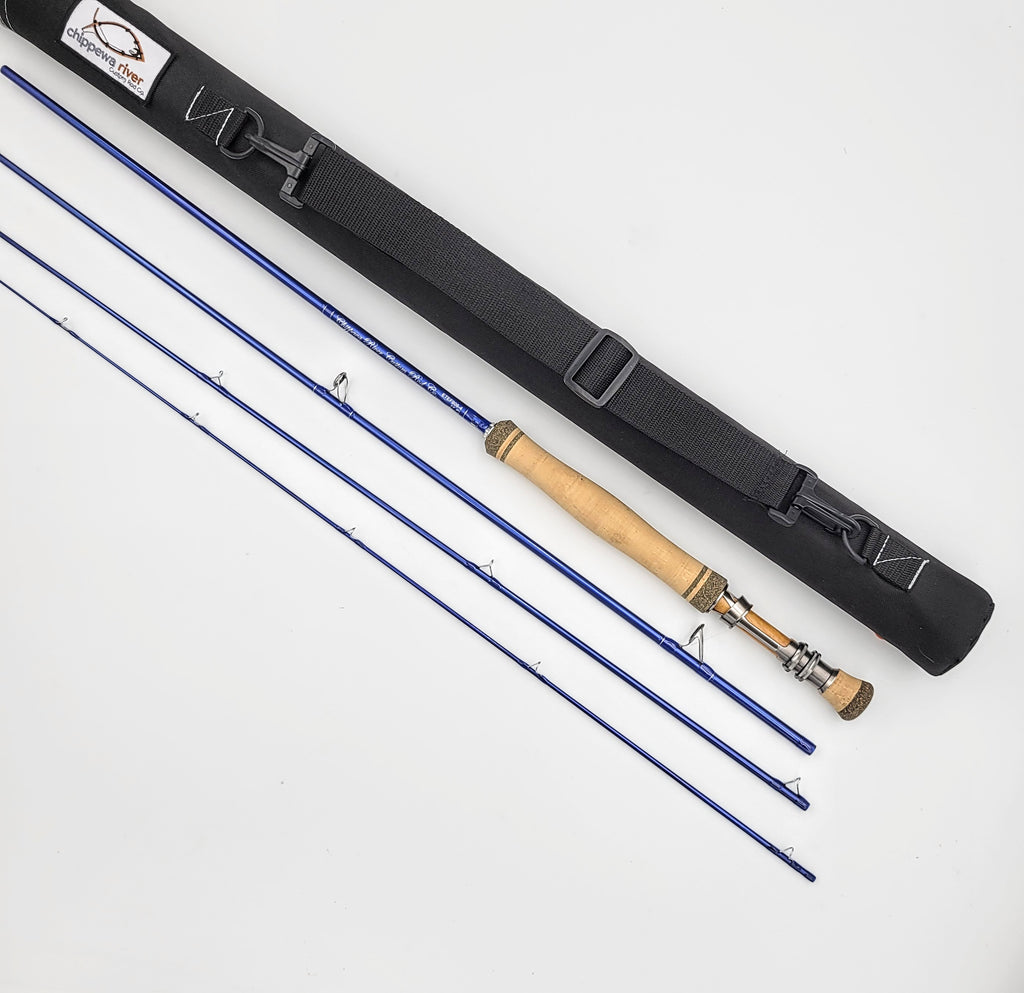 Streamer Rod 9' 4pc. Extra Fast Streamer Fly Rod – Chippewa River Custom Rod Co.