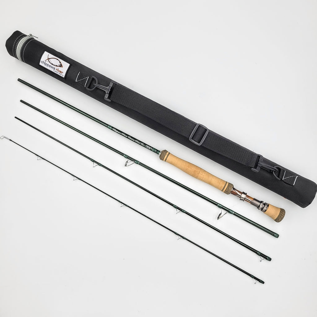 Streamer Rod 9' 4 pc. Mod Fast Streamer Fly Rod – Chippewa River Custom Rod Co.