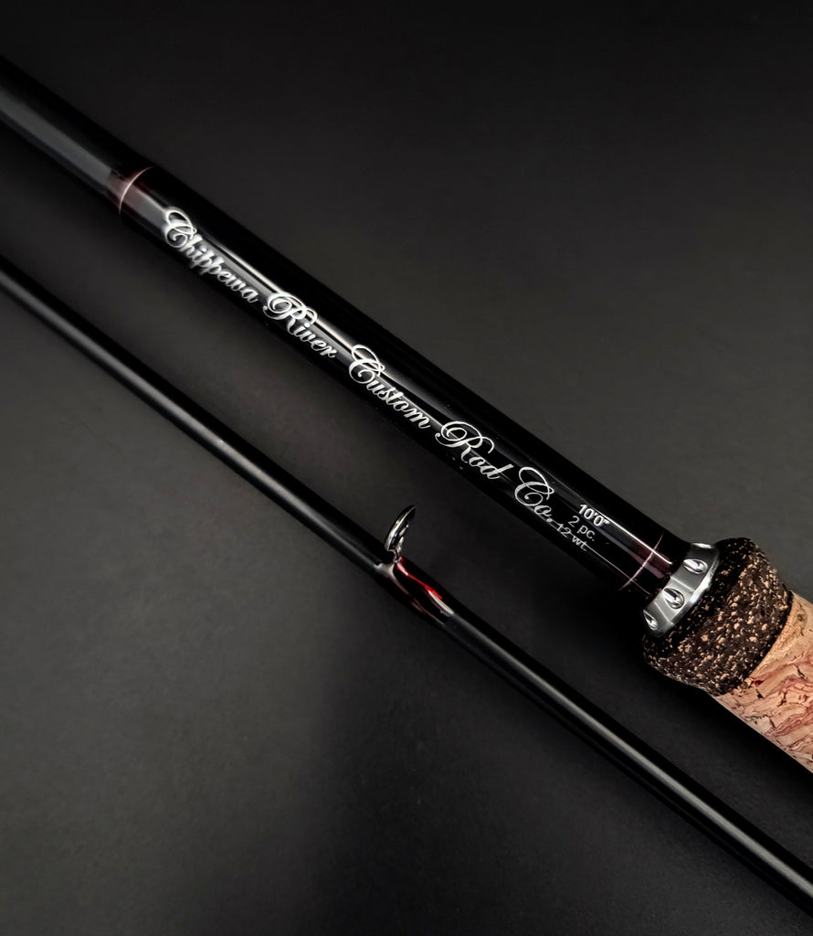 cavy fishing custom pe8 rod Prebuilt 2 Hand 10' Predator Fly Rod – Chippewa River Custom Rod Co